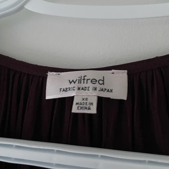 Aritzia Burgendy short dress - Picture 2 of 3